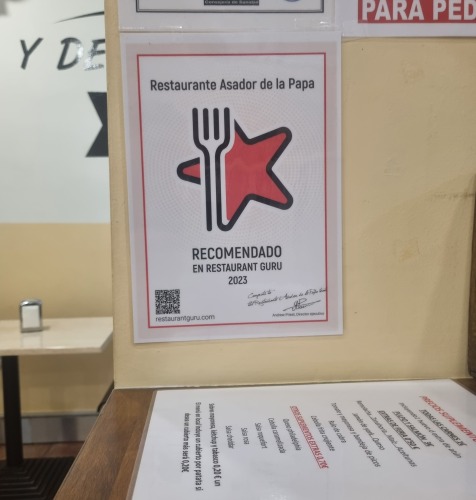 El Asador de la Papa award
