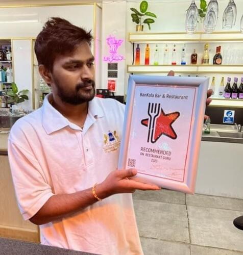 BanKola Bar & Restaurant award