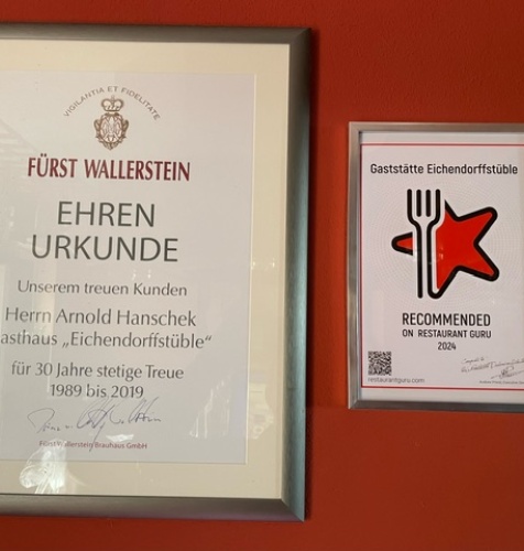 Gaststätte Eichendorffstüble award