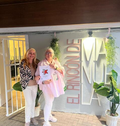 Restaurante El Rincón de Manuela award