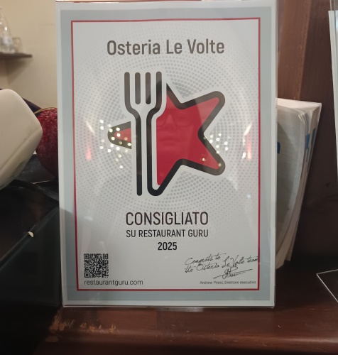 Osteria Le Volte award