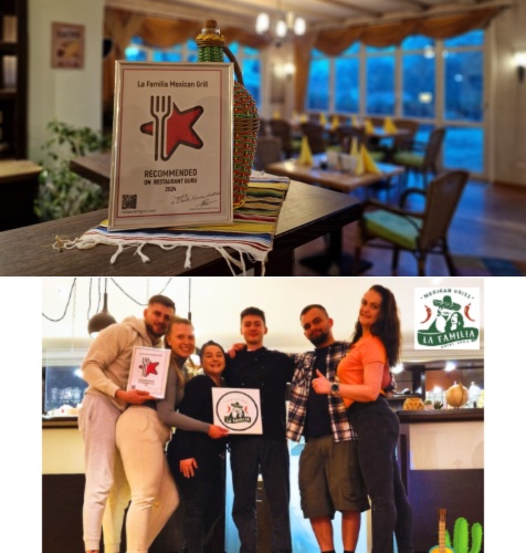 La Familia Mexican Grill award