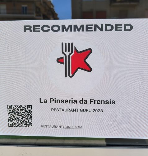 La Pinseria da Frensis award
