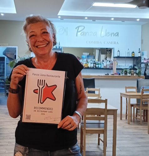Panza Llena Restaurante award