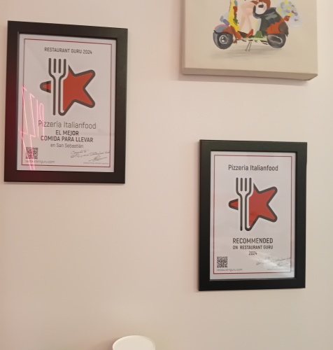 Pizzeria Italianfood award